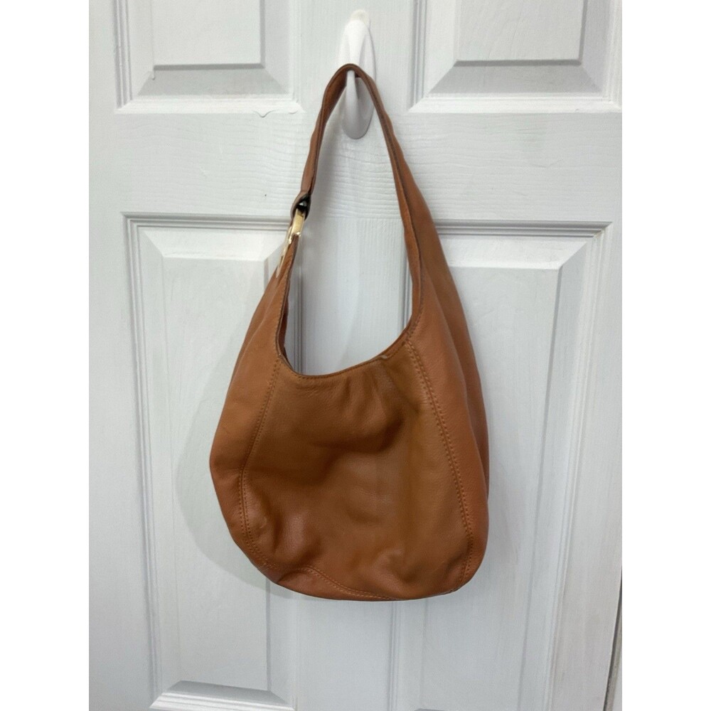 Michael Kors Brown Leather Hobo Bag